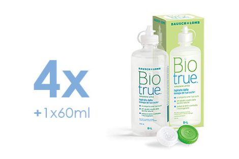 Biotrue (4x300 ml + 1x60ml)