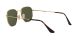 Ray-Ban Hexagonal RB 3548N 001/58 Férfi, Női napszemüveg